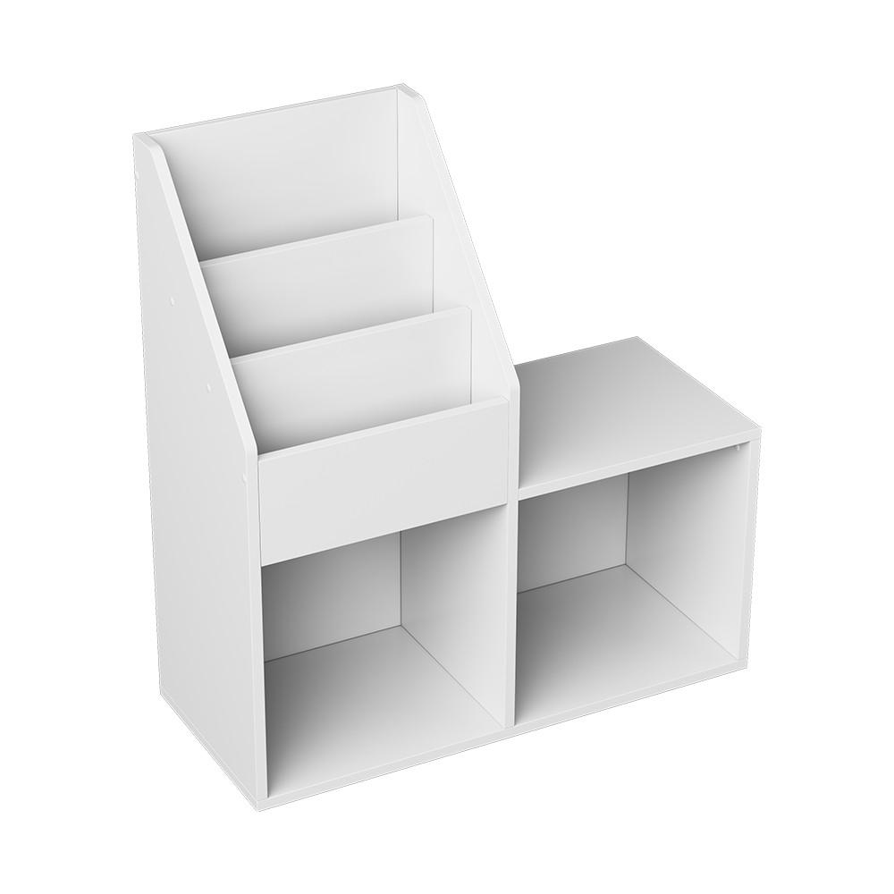 KINDERREGAL Conny Weiß 72 x 79 cm mit kleinen Ablagen - Weiß, Holzwerkstoff (72/79/30.5cm) - Vicco