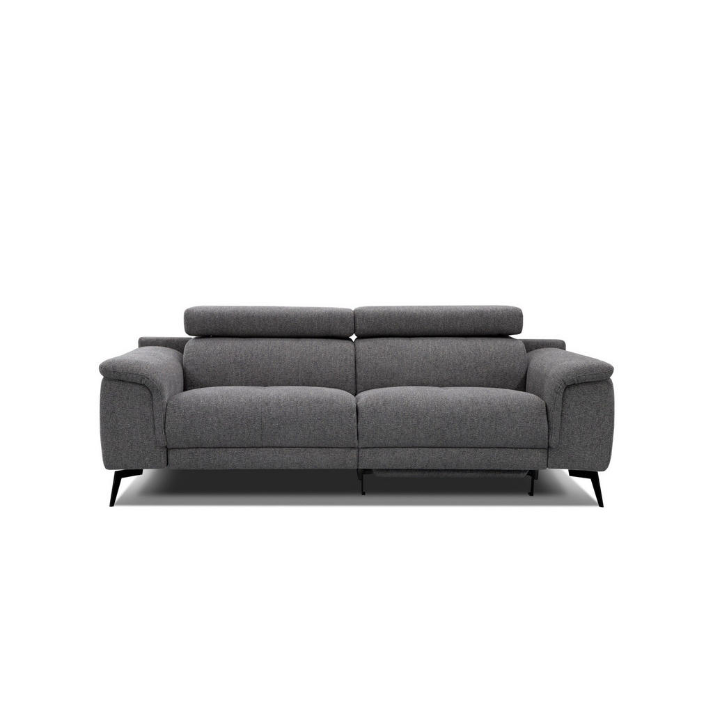 Thumbnail - Courtois Laville Relaxsofa, Dunkelgrau, Textil, Rechteckig, 212x82x103 cm, Wohnzimmer, Sofas & Couches, Sofas, Heimkino ...