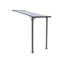 HAUSTÜRVORDACH CUBIS S - S - Anthrazit, Metall (150/258/150cm) - Home Deluxe
