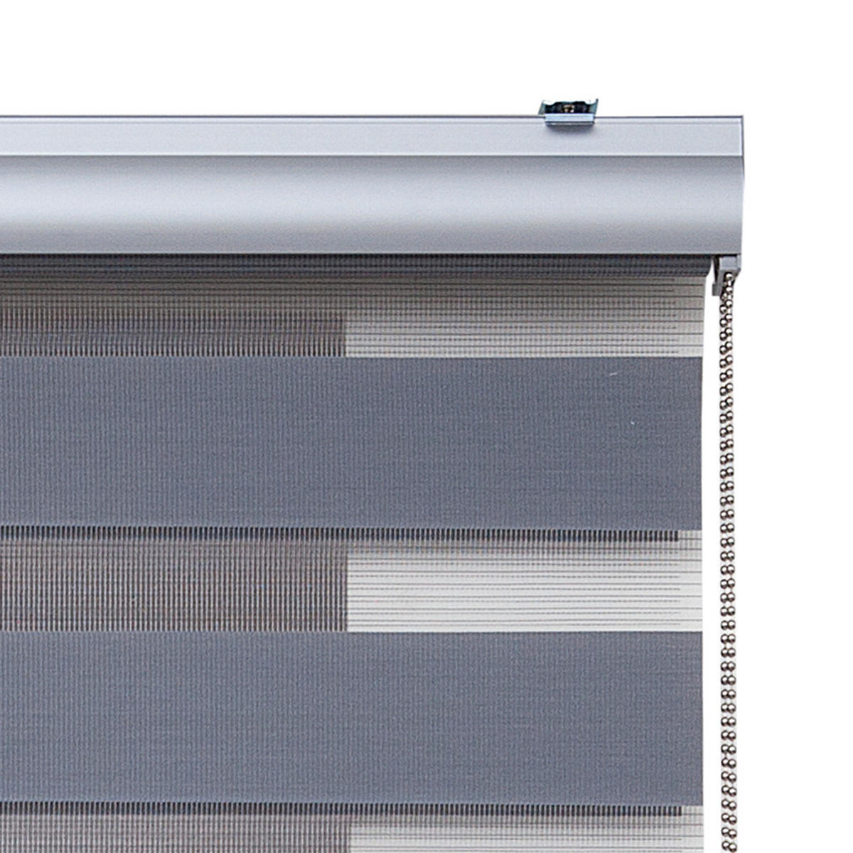 DOPPELROLLO Silber 140x250 cm - Silberfarben, Kunststoff (140/250cm) - STORESDECO
