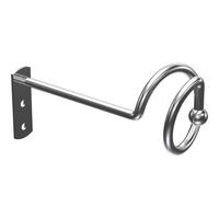 DRAPIERHAKEN für Gardinen/Vorhänge, Chrom, Packung 1 Paar - Chromfarben, Metall (13.8/5.8/5.8cm) - INTERDECO