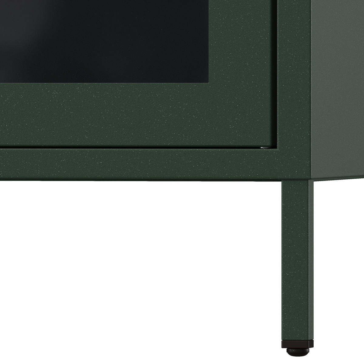 WOHNZIMMER Vitrine ANGELO Modern - Grün, Metall (80/185/45cm) - Jan Nowak