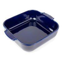 AUFLAUFFORM Keramik Appolia 28cm Quadratisch Blau Spülmaschinenfest - Blau, Keramik (23.7/28/7.1cm) - PEUGEOT