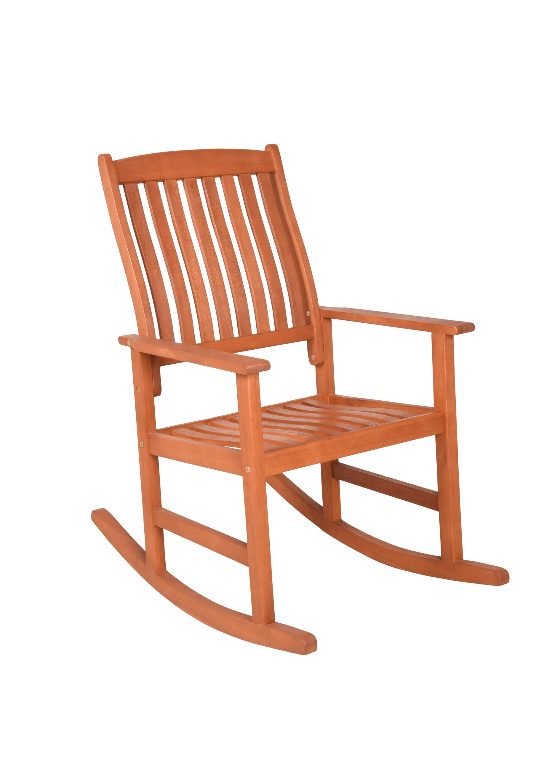 Deluke Outdoor-Schaukelstuhl Natur 62x102x93.5 cm