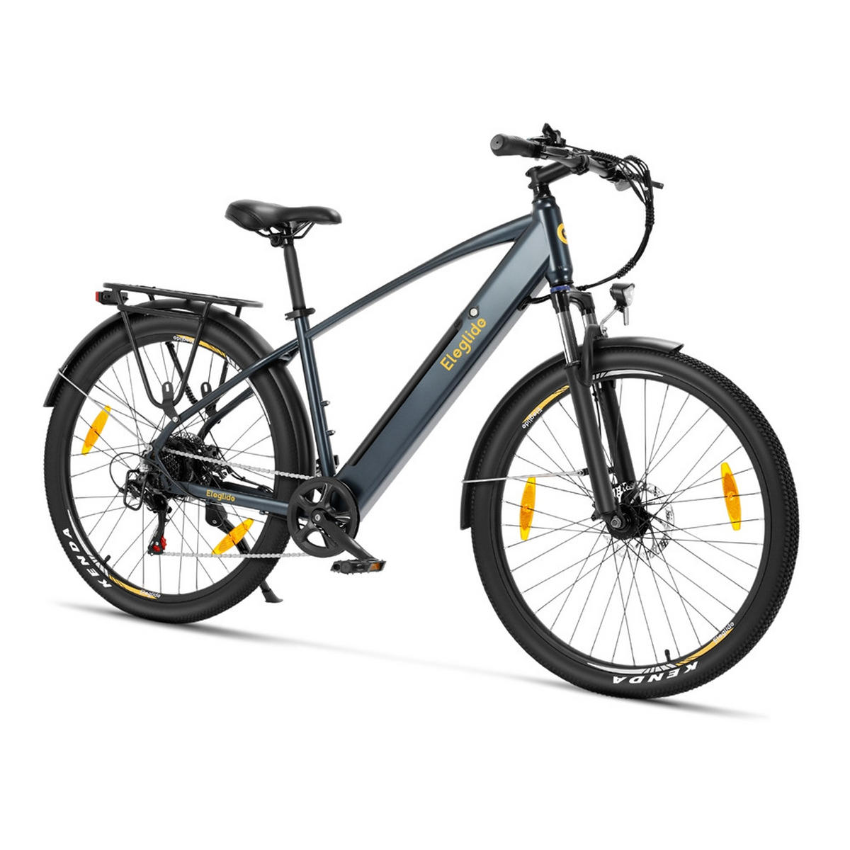 E-BIKE Eleglide T1 – Extensive 100 km Reichweite herausnehmbarer Akku - Graphitfarben, Metall (78cm)