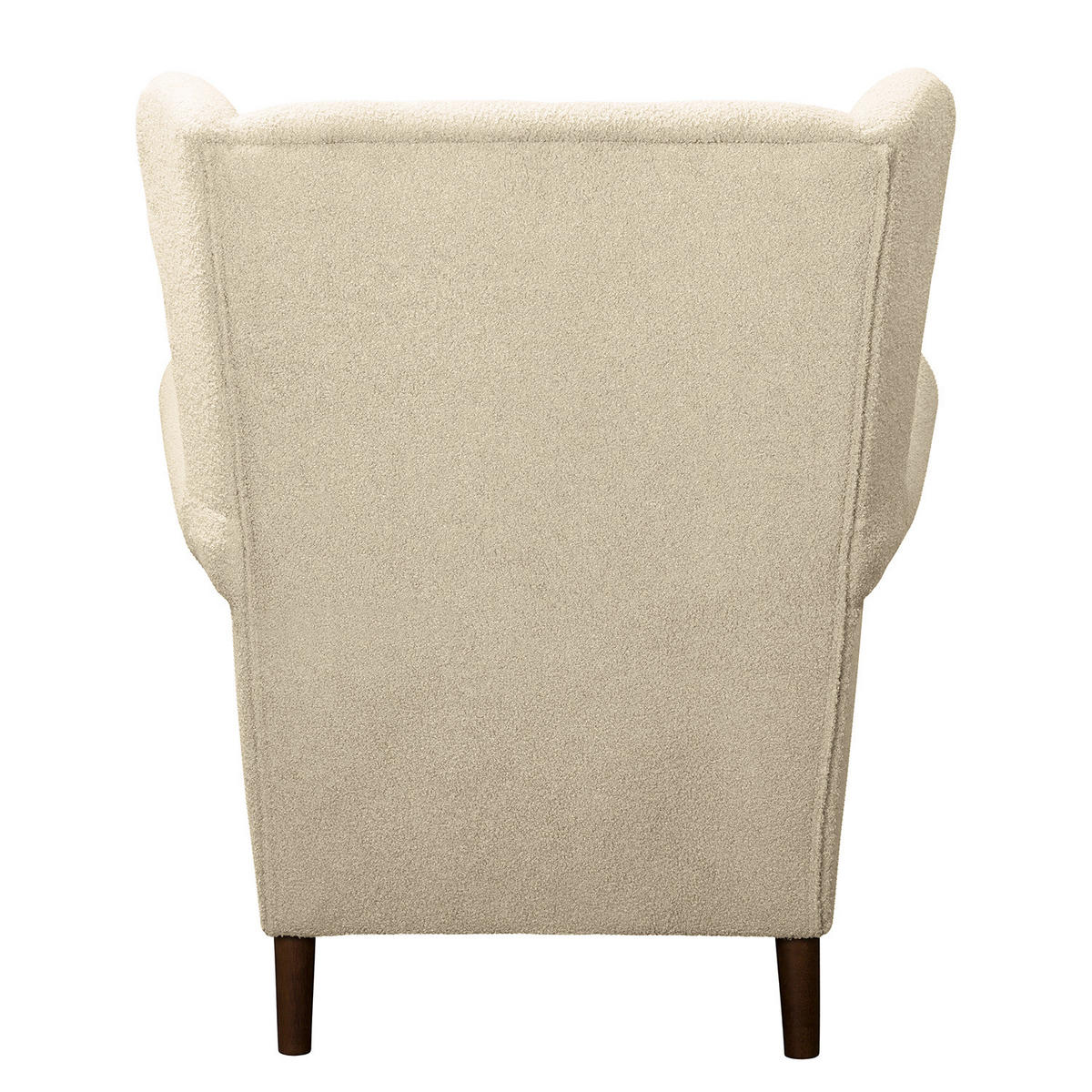 OHRENSESSEL - Dunkelbraun/Beige, Textil (85/101/89cm) - home24