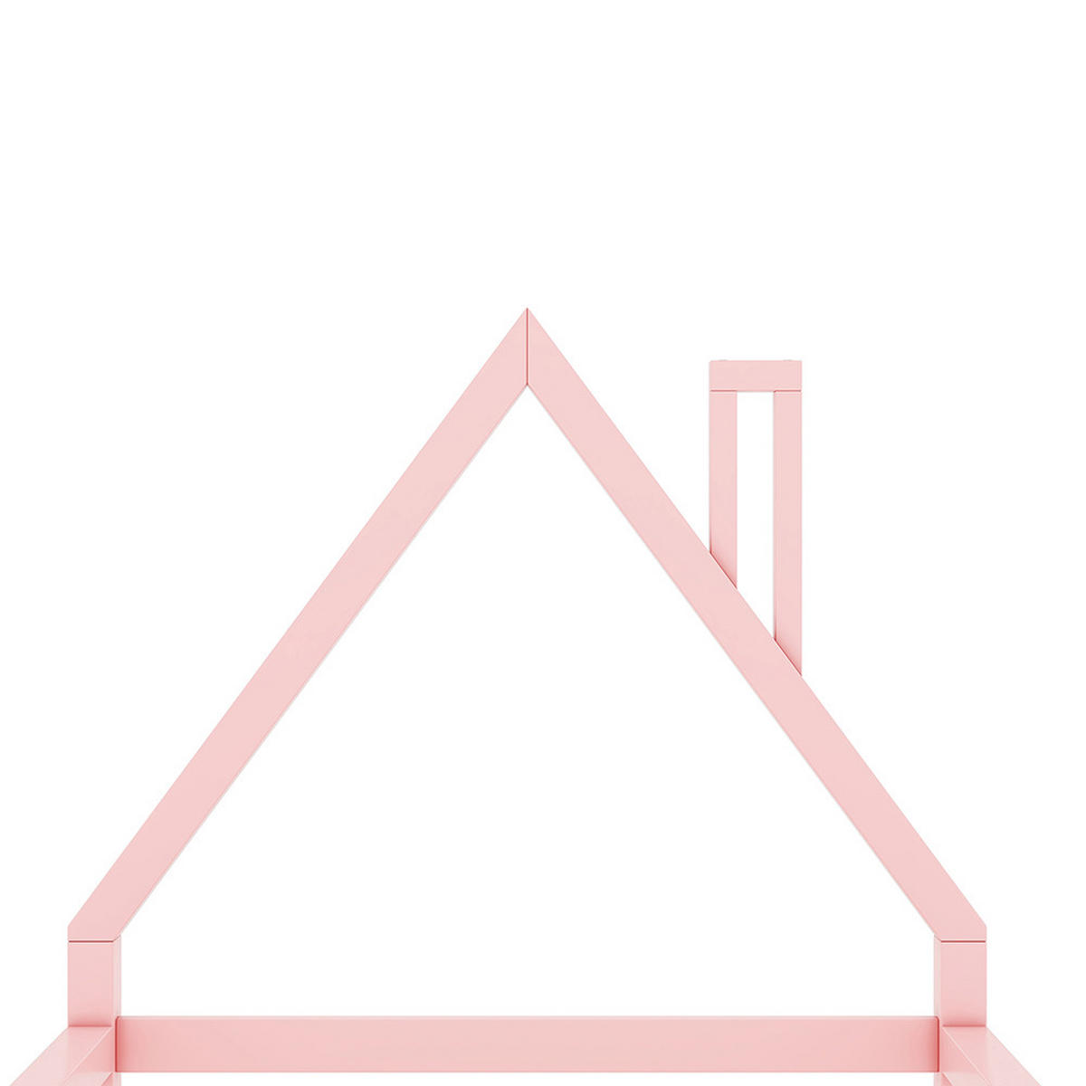 KINDERBETT 90/200 cm in Rosa - Pink, Holz (90/200cm)