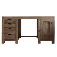 SCHREIBTISCH Sheesham 150x75x78 grau geölt NATURE GREY #70 - Grau, Holz (75/150/78cm) - Massivmoebel24