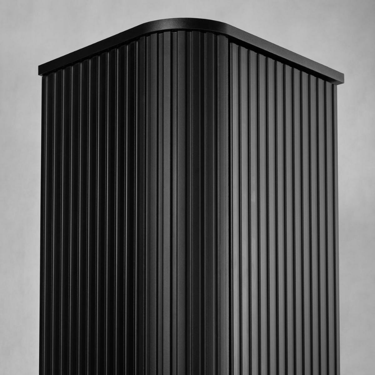 BADMÖBEL-SET 2-tlg Schwarz matt 80/51/41 cm & 35/139/31 cm - Schwarz, Holzwerkstoff (80.4/51.7/41.5cm) - Rodan