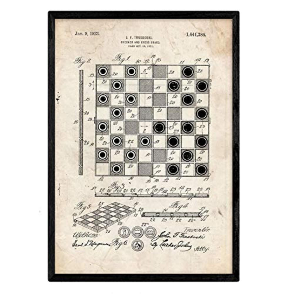POSTER Damen Patent A3 Rahmenlos - Klar, Papier (29.7/5/42cm) - Nacnic