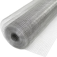 MASCHENDRAHTZAUN Quadratisch feuerverzinkt , 1/25 m, Silbern - Grau, Metall (0.08/100cm) - Niederberg Metall