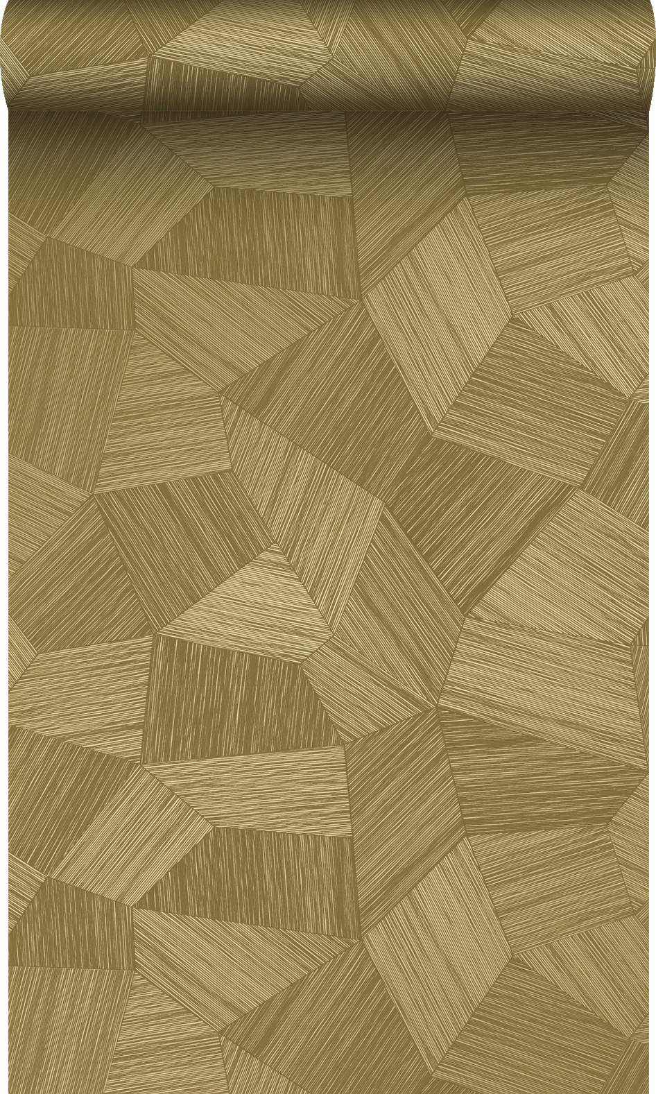 TAPETE 3D-Muster 53 cm x 10.05 m - Goldfarben, Papier (53/1000cm) - Origin Wallcoverings
