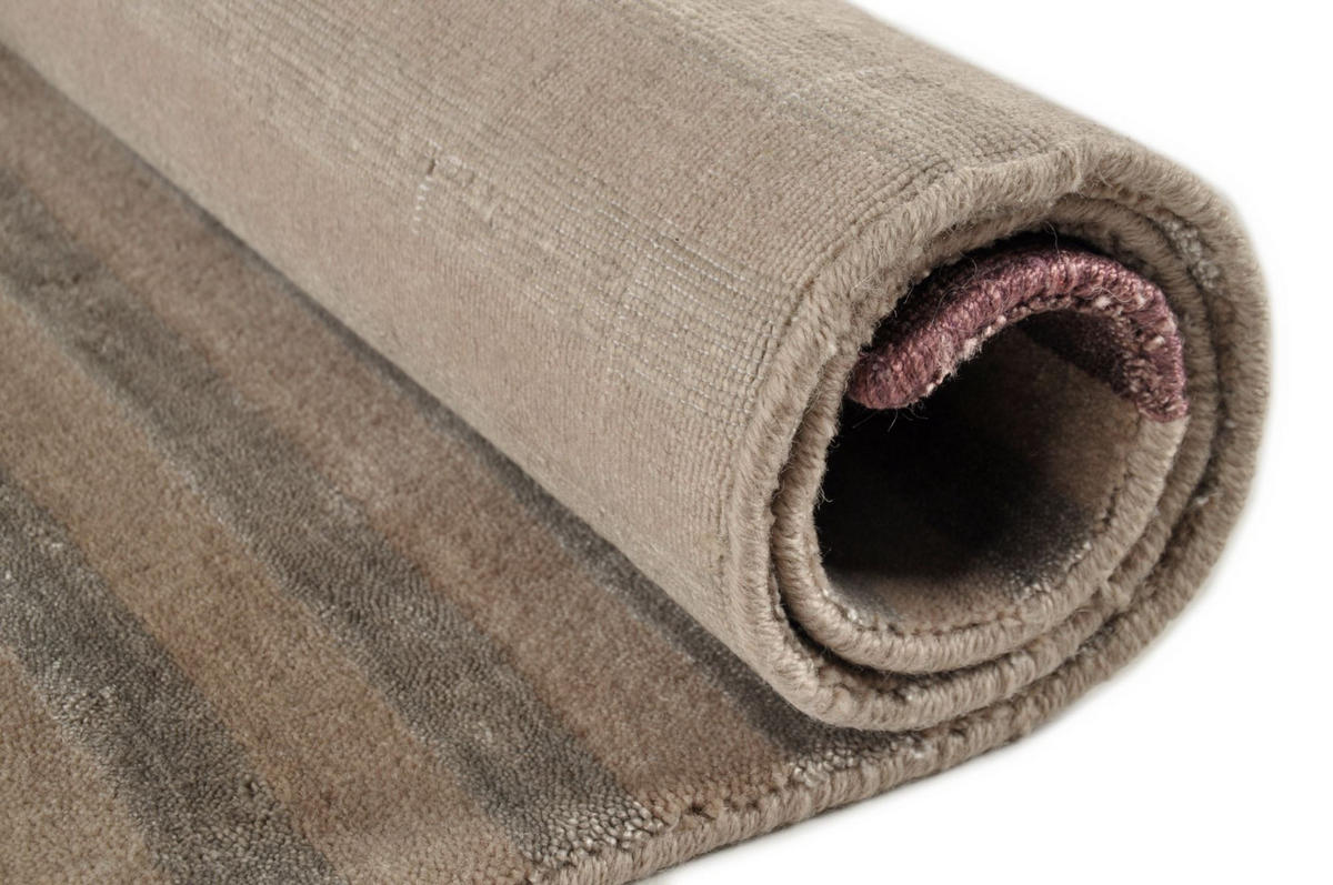 HANDWEBTEPPICH Miami 170x240 cm - Beige, Textil (170/240cm) - THEKO