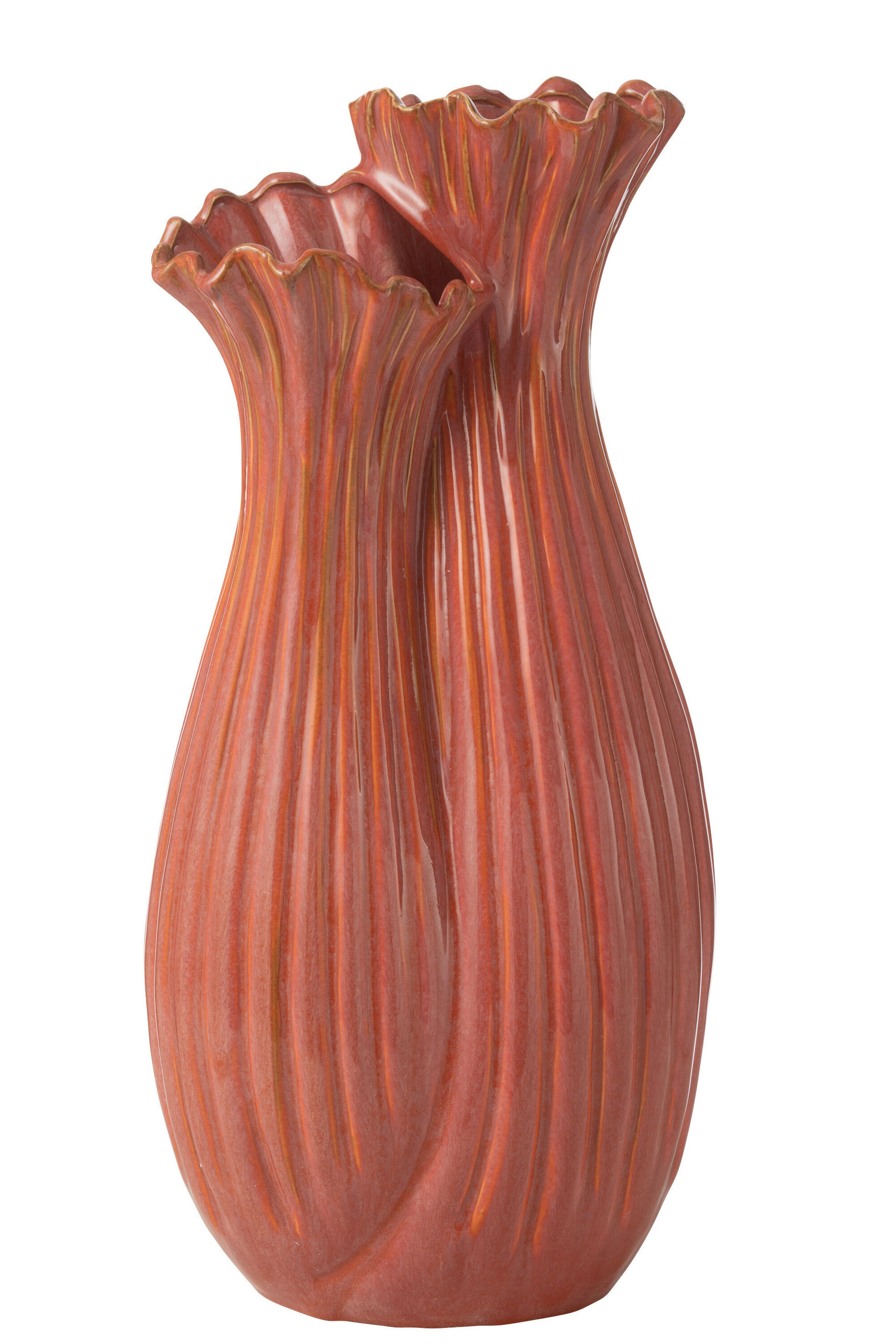 VASE SHIZI - Töpferei - Lila - Ø 19.5 cm - Lila, Keramik (53.5cm) - J-Line