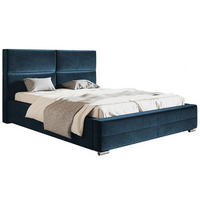 BETT Blau BEN 3 180x200 cm - Dunkelblau, Textil (180/200cm) - Sepro Meble
