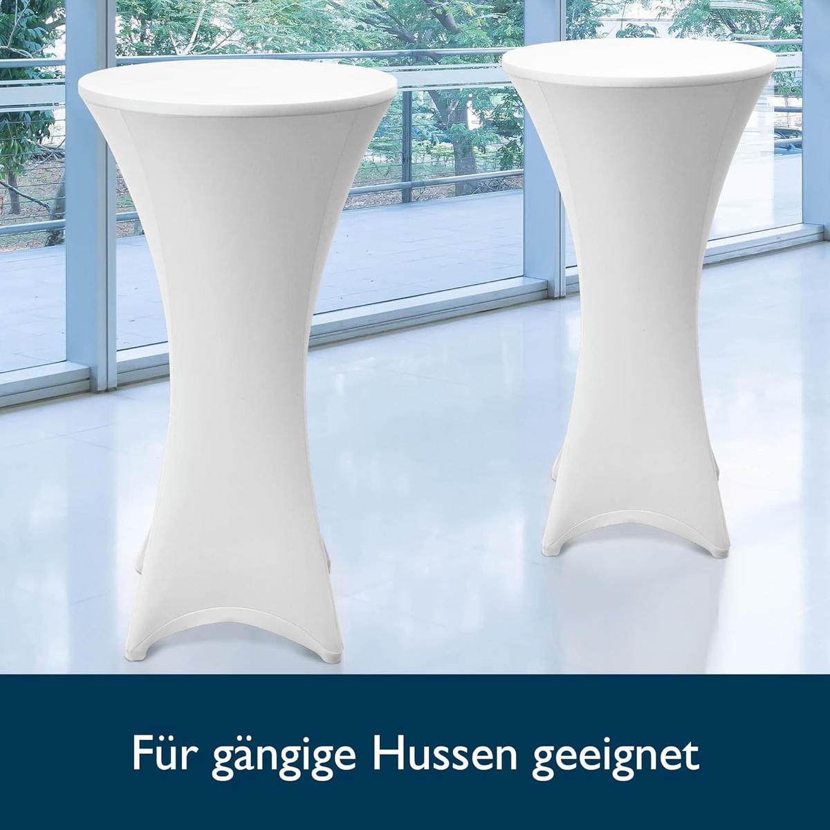 STEHTISCH Bellini Ø60xH110cm Schwarz (2tlg) - Schwarz, Holz/Metall (60/60/110cm) - Beautissu 