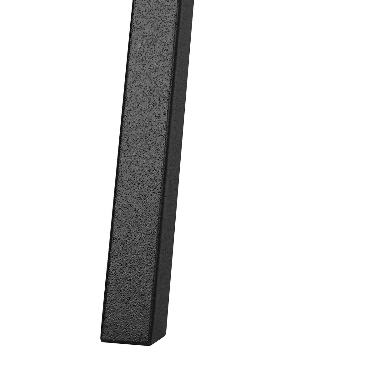 ESSTISCH 70/70/75 cm Dunkelbraun, Schwarz Quadratisch Bravo - Dunkelbraun, Holzwerkstoff (70/70/75cm) - Beliani