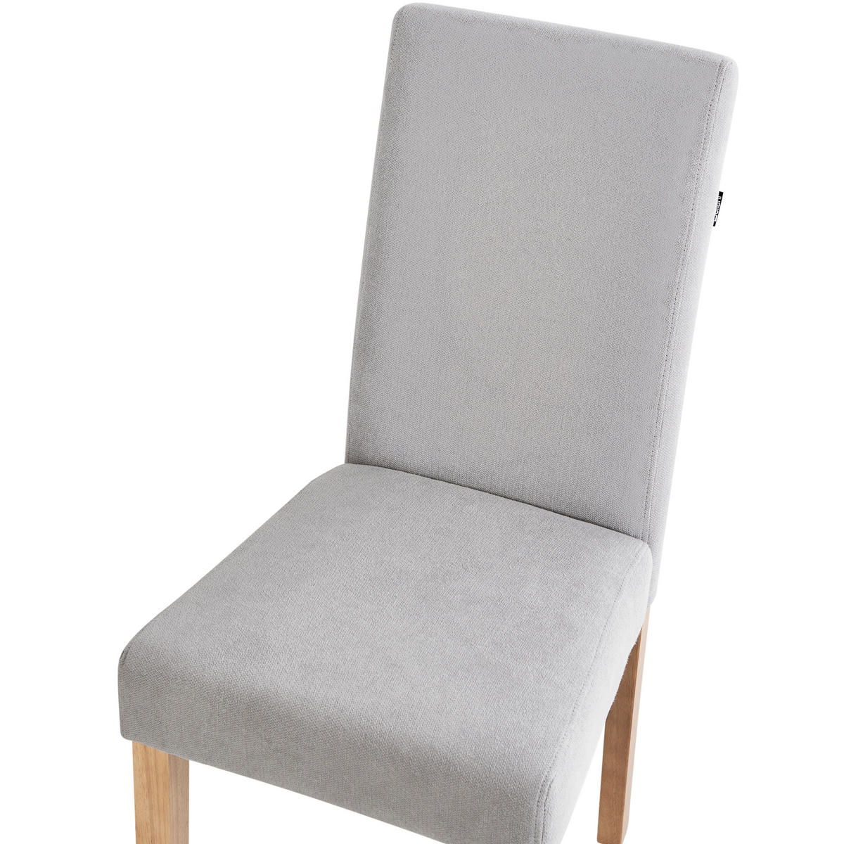 JÍDELNÍ ŽIDLE sada 2 ks čalounění Šedá Broadway - šedá, dřevo/textil (42/93/59cm) - Beliani