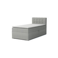 BOXBETT JUNG 3 100/200 Hellgrau H3 Öffnung rechts - Hellgrau, Holz/Holzwerkstoff (100/200cm) - Deine Möbel 24
