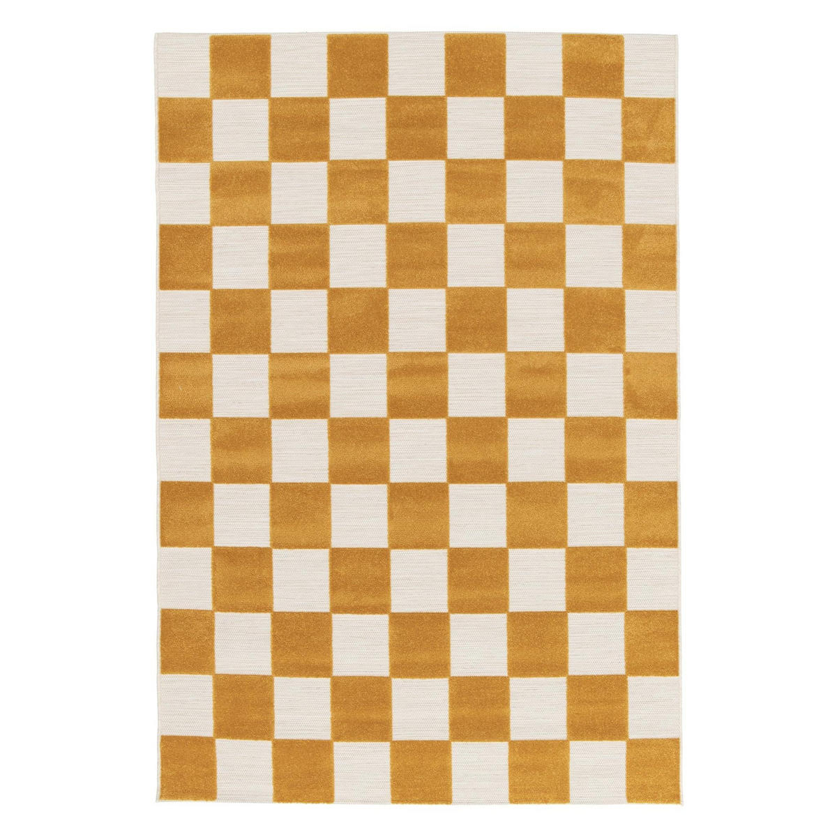 TEPPICH für Innen und Außen mit Skulptureffekt gelb - Gelb, Textil (160/230cm) - AFK Living