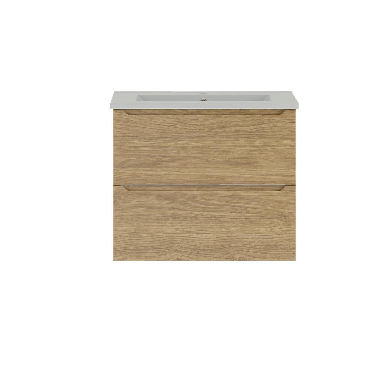 WASCHTISCH 60cm Viggo Holz - Braun, Holzwerkstoff (60/50/45.8cm) - Petits-meubles