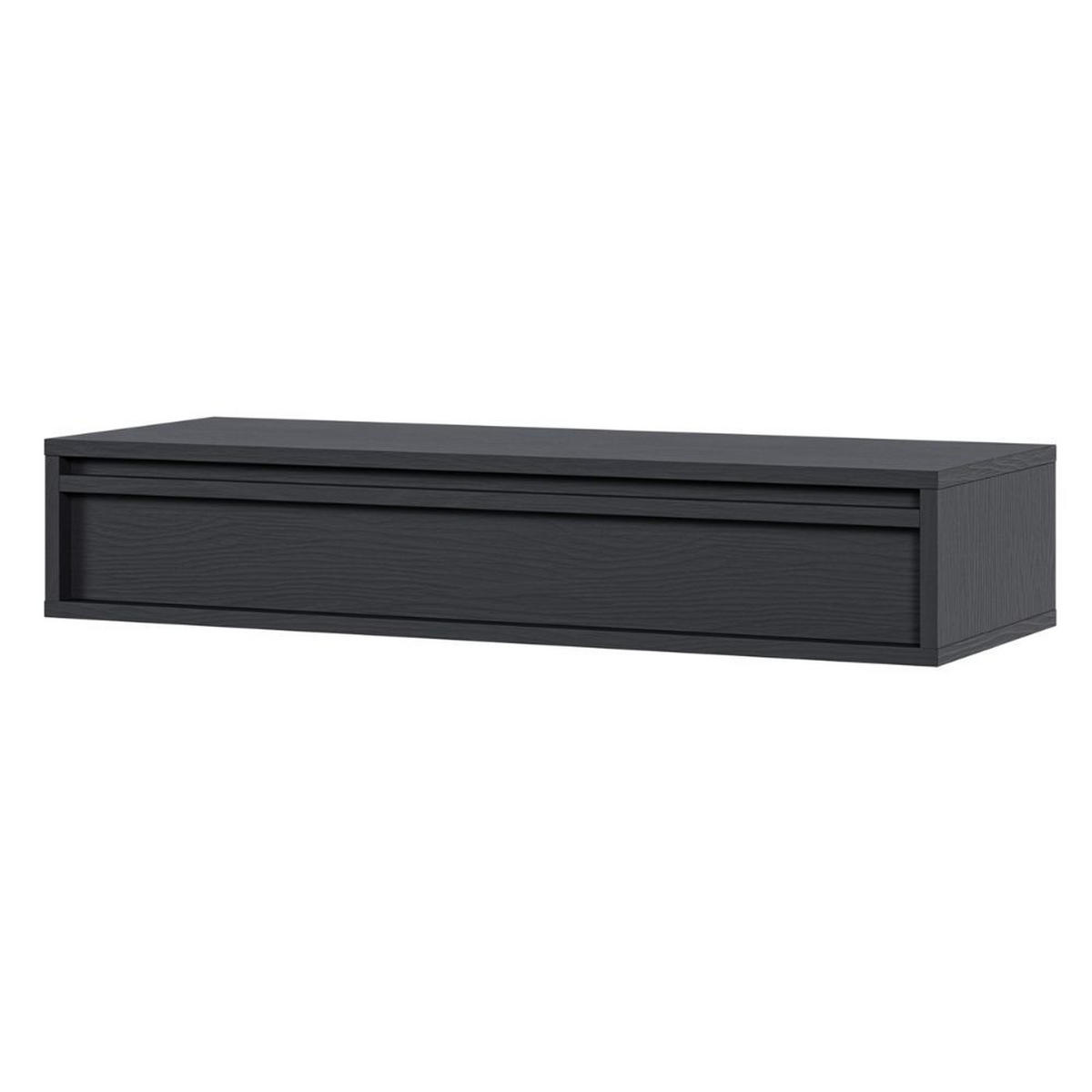 KONSOLENTISCH Evo Schwarz 90 cm - Anthrazit, Holzwerkstoff (34/90/17cm) - Selsey