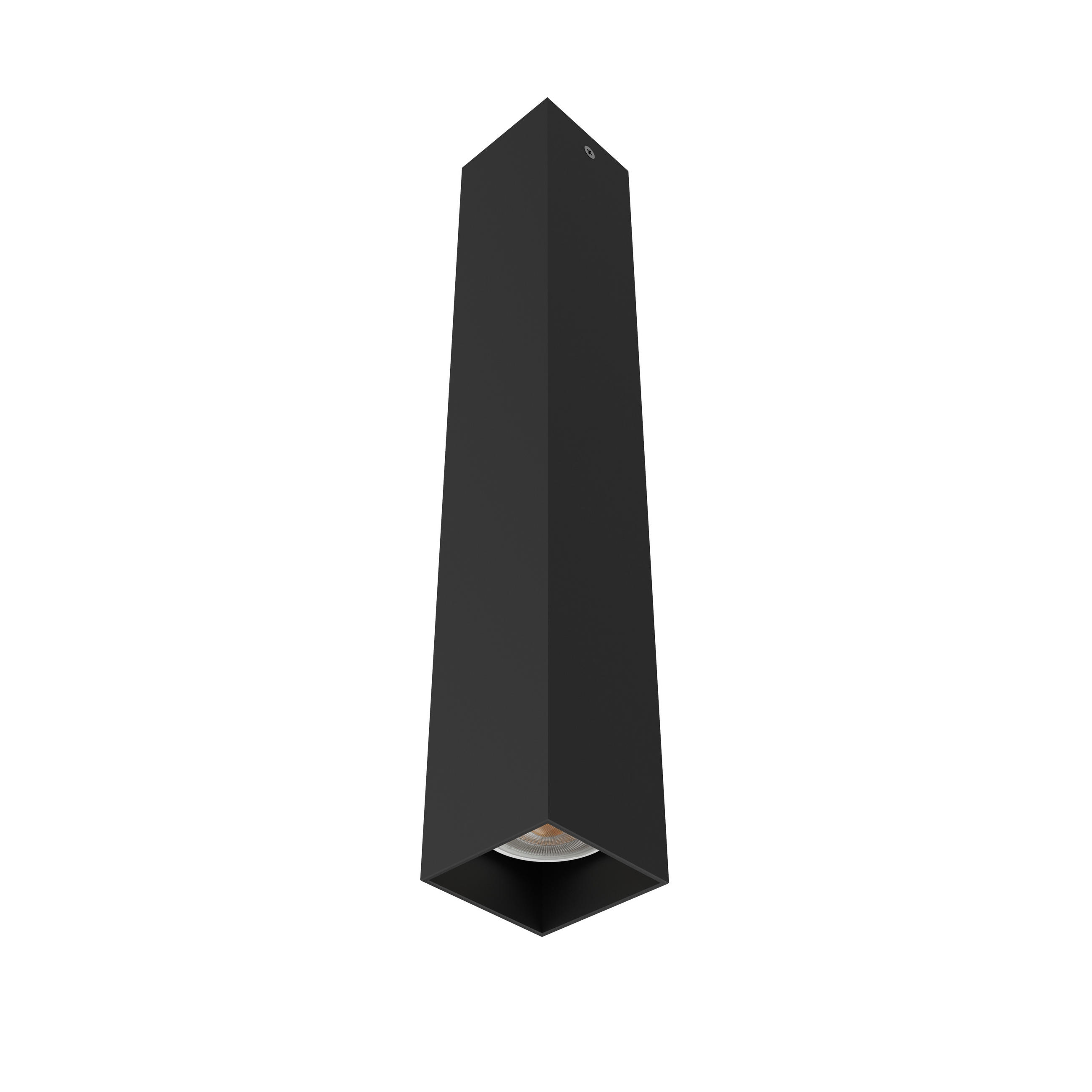 DECKENLEUCHTE Cube H40 - Schwarz, Metall (6/6/40cm) - Lumicom