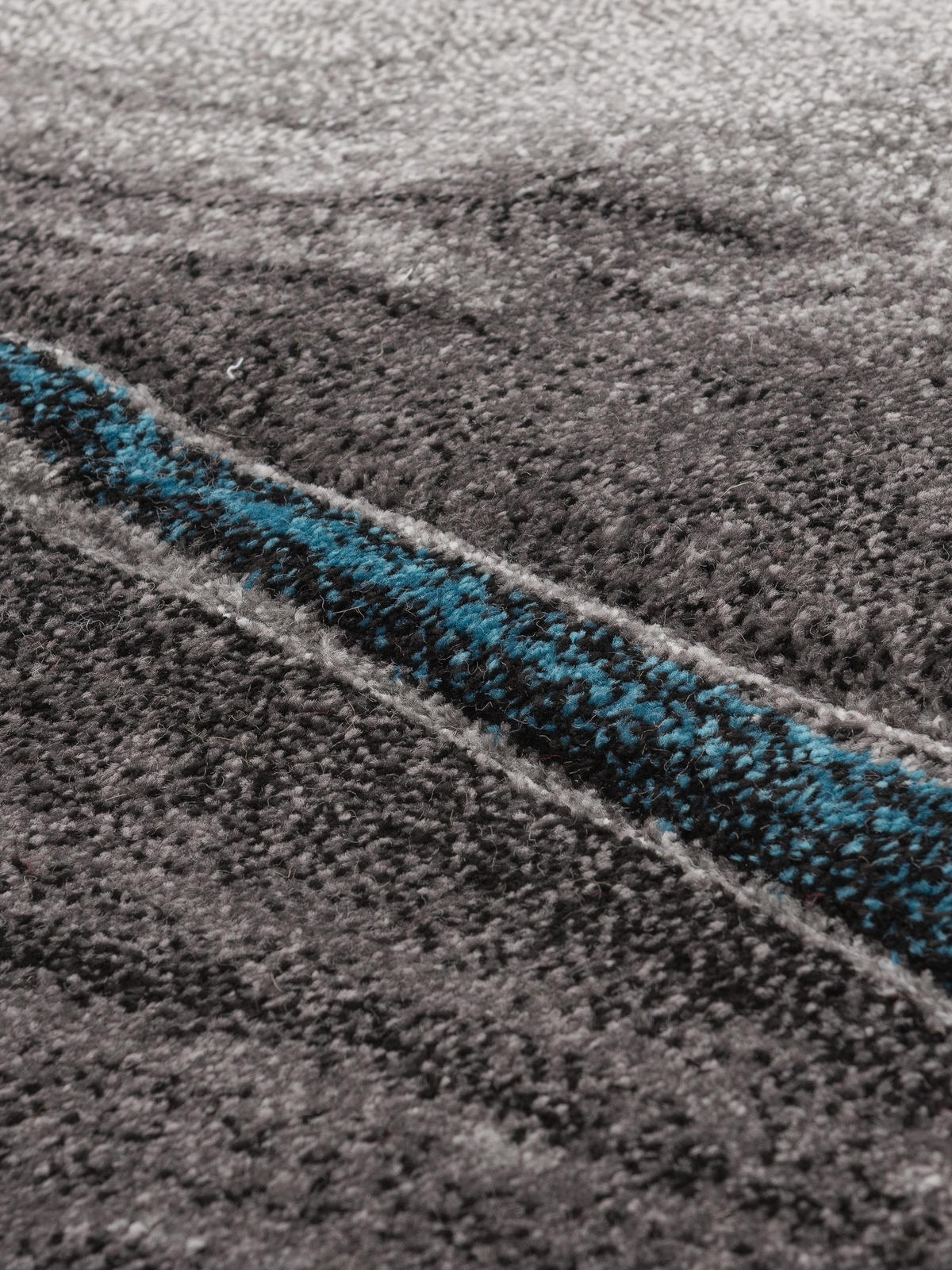 TEPPICHLÄUFER Abstrakt BIENO Polypropylen Grau 80 x 150 cm - Grau, Textil (80/150cm) - KADIMA DESIGN