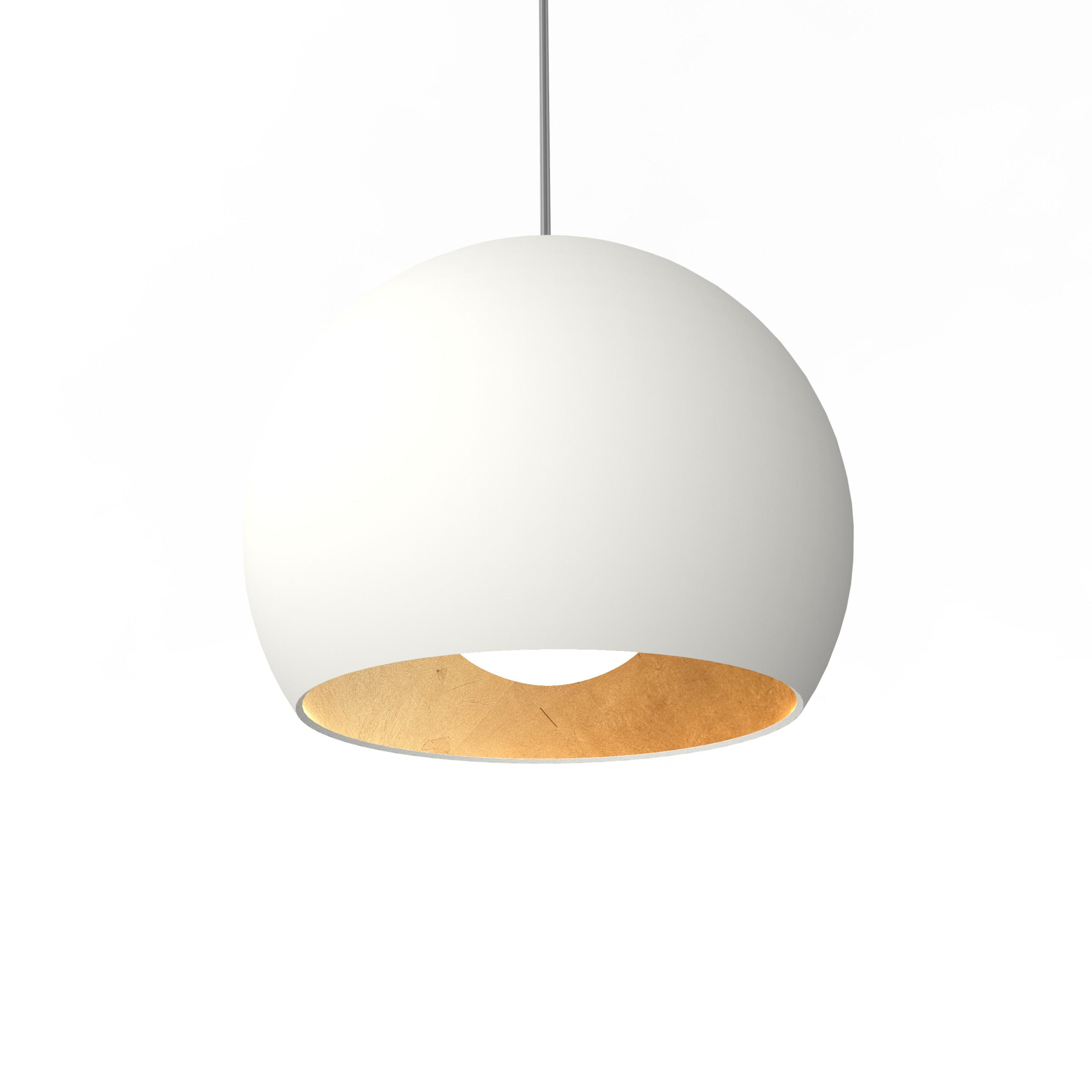 HÄNGELEUCHTE - Goldfarben, Metall (25/25/20cm) - Lumicom