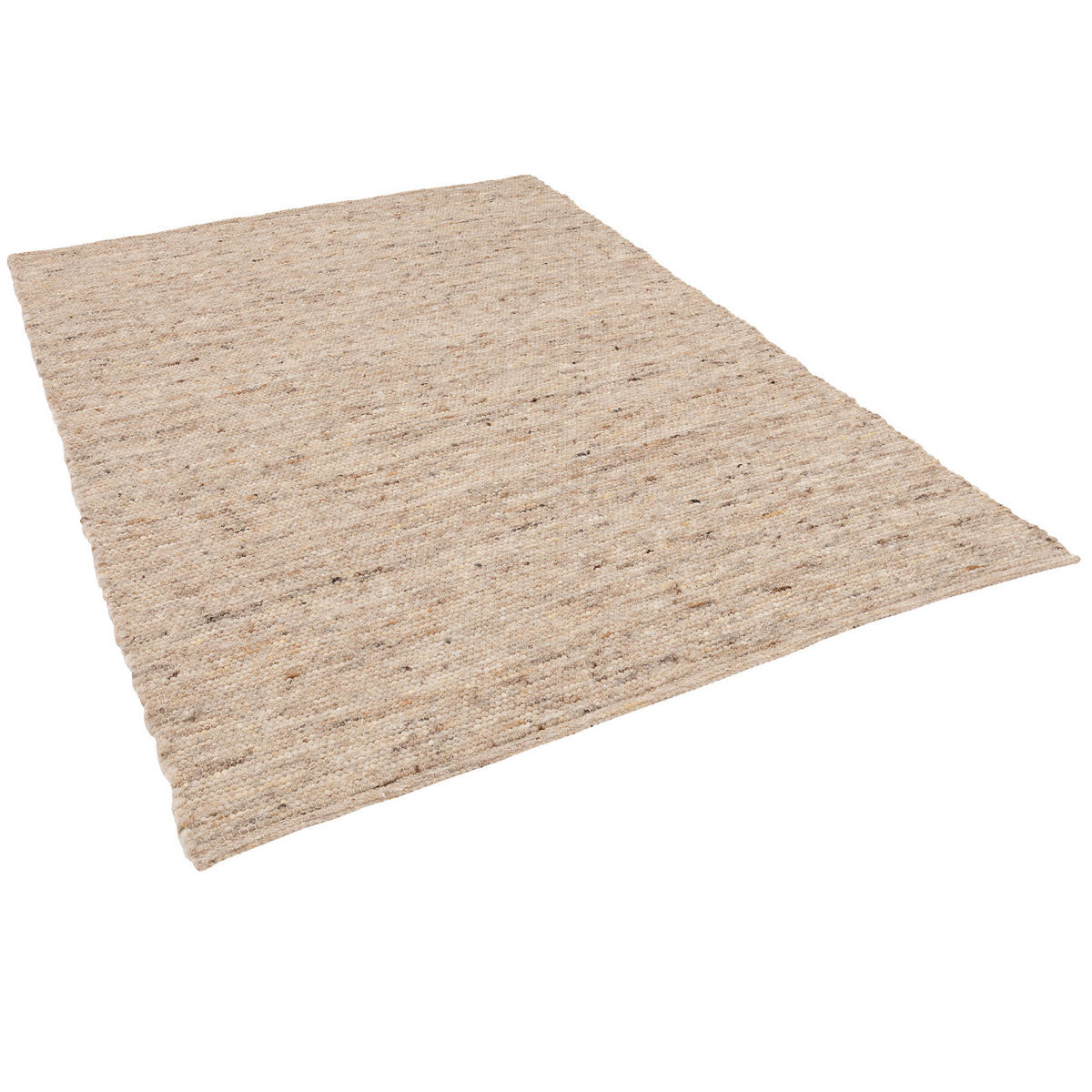NATUR TEPPICH WOLLE ALASKA MELIERT - Naturfarben, Textil (70/240cm) - Pergamon