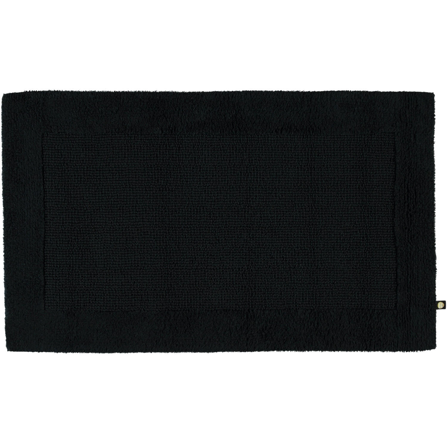 BADTEPPICHE PRESTIGE SCHWARZ - 15 - Schwarz, Textil (80/160cm) - Rhomtuft
