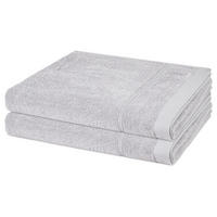 DUSCHTUCH Rubin 2er-Set - Hellgrau, Textil (70/140cm) - Ross