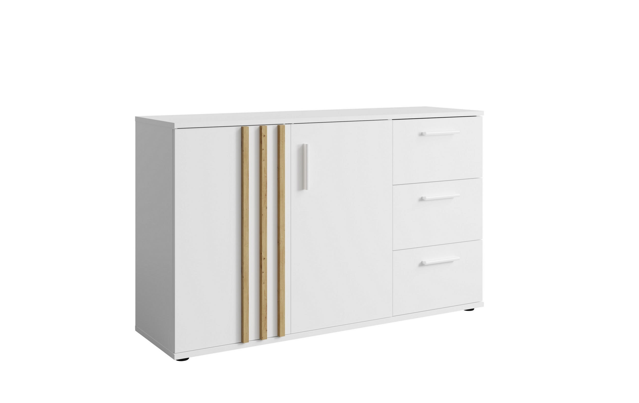 Masseno Kommode Weiß 119.8x72.7x35 cm