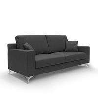 LINEARSOFA Michael - Anthrazit, Textil (206/95/91cm) - Divani.store