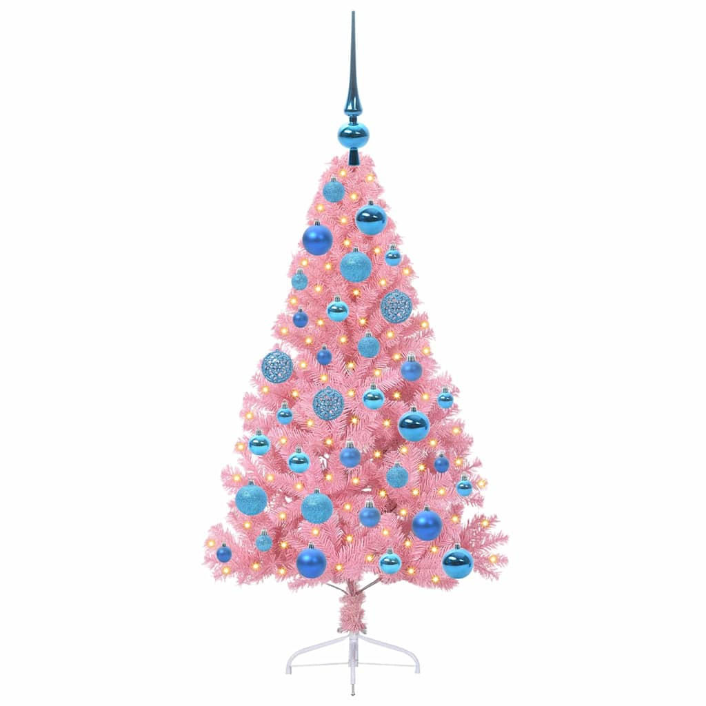 vidaXL Weihnachtsbaum Rosa 120 cm