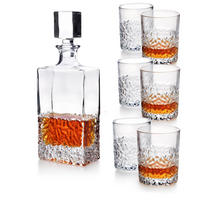 DEKANTER mit Gläser Eva Transparent 28.5/12.5/26 cm Glas - Transparent, Glas (0.81L) - Mondex