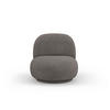 DREHSESSEL Chuck aus Boucle grau - Grau, Textil (77/80/78cm) - Micadoni