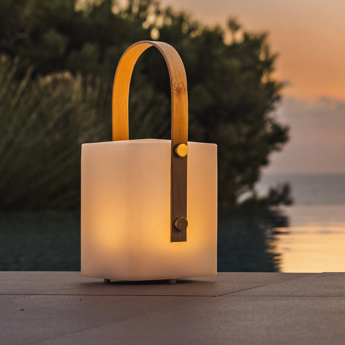 Thumbnail - Lumisky Tiky, Hellbraun, Holz, 10x25x10 cm, Lampen & Leuchten, Außenbeleuchtung, Außenleuchten