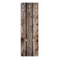 WANDGARDEROBE - Rustikale Bretter 34/105 cm - Braun, Holzwerkstoff (34/105/1.6cm) - Bilderwelten