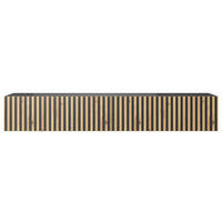 TV stolík Telire čierny / dub 175/30/32 cm - čierna/dub artisan, kompozitné drevo (175/30/31.6cm) - Selsey