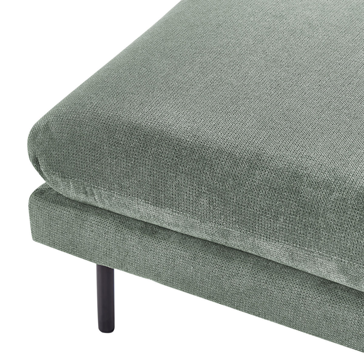 OTTOMANE Stoff Hellgrün Vinterbro - Hellgrün, Textil (70/44/70cm) - Beliani