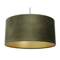 HÄNGELEUCHTE Gold 40/20 cm - Beige/Goldfarben, Kunststoff (40/0.4/20cm) - ONZENO