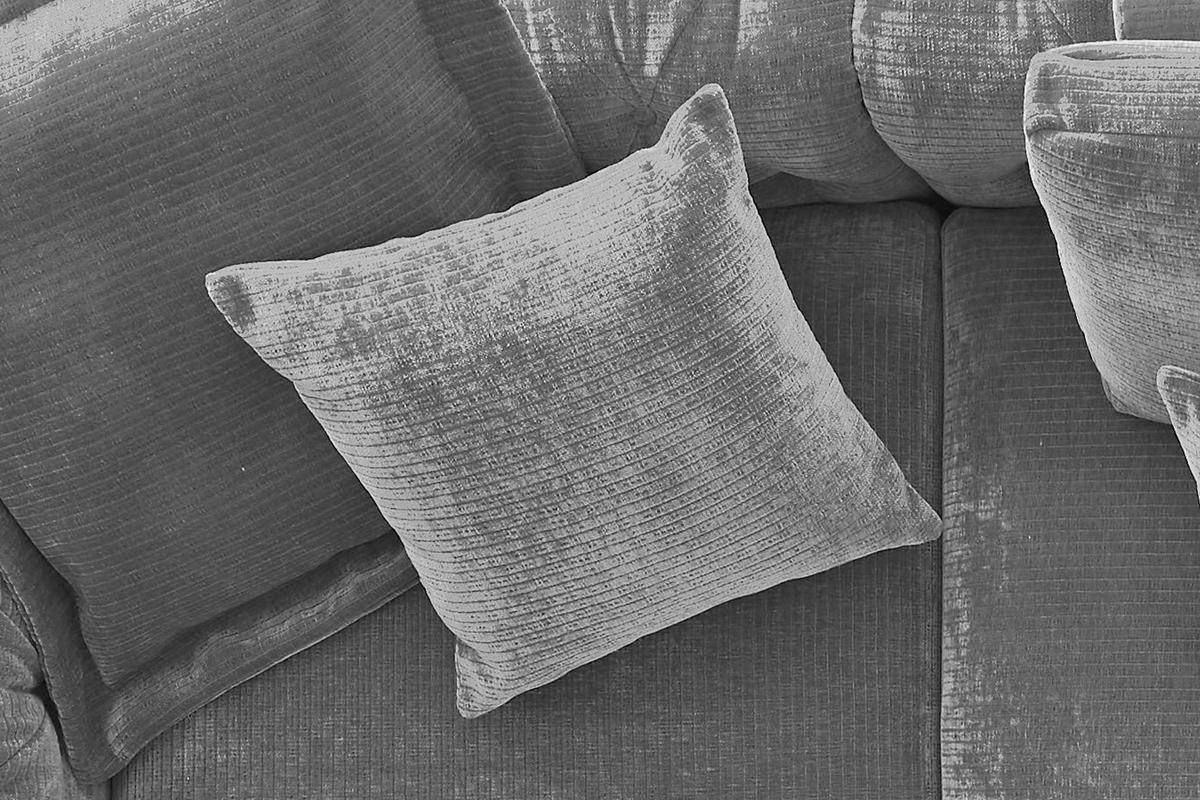 SPITZKISSEN KLEIN SEPHI Cord - Grau, Textil (40/40cm) - KAWOLA