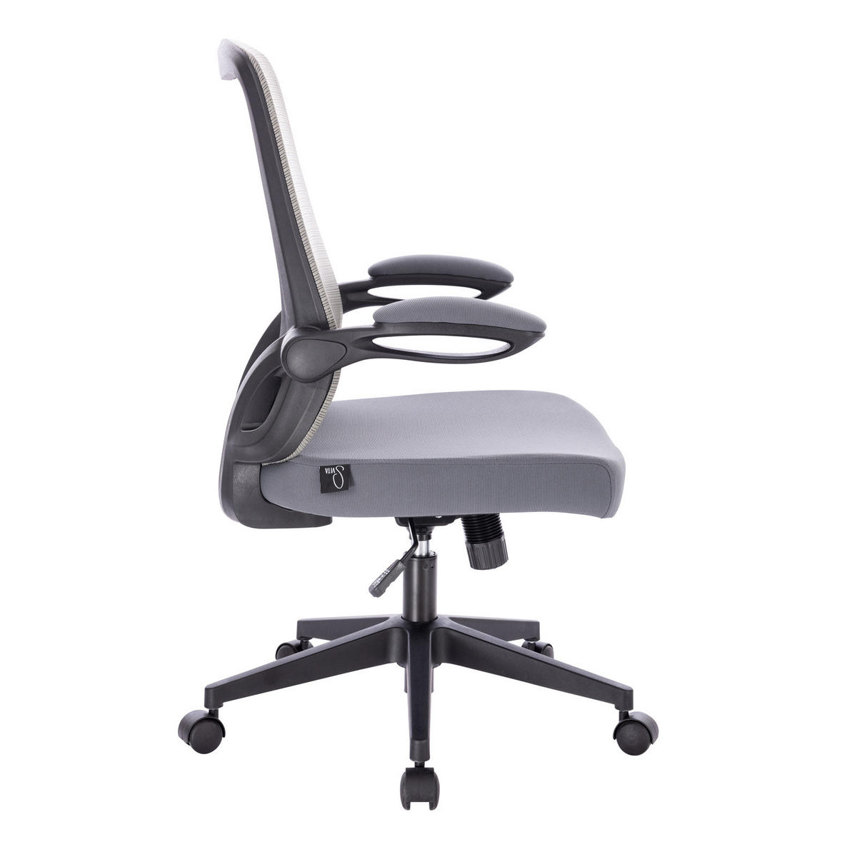 DREHSTUHL TOM Stoffbezug Grau - Grau, Textil (62/105/62cm) - SVITA