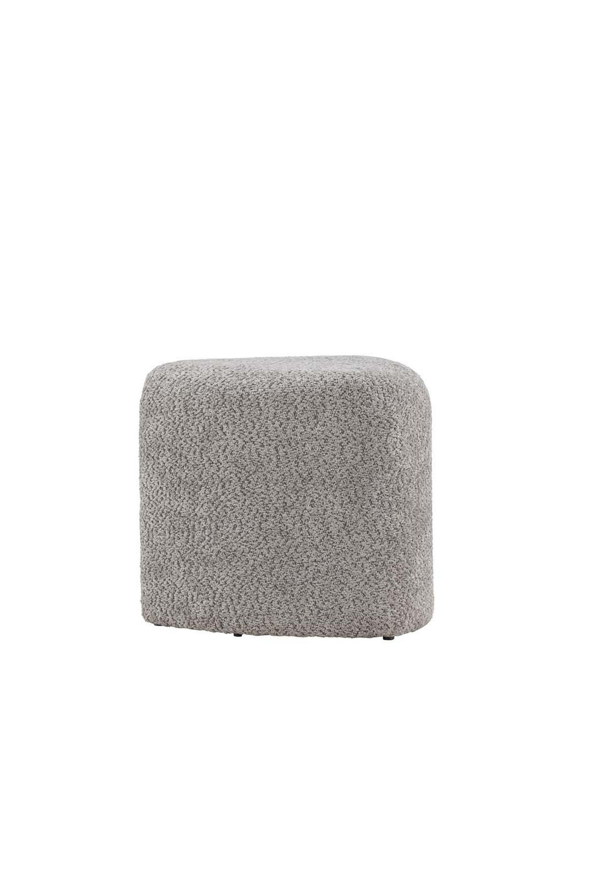 POUF, Peg, Grau, Stoff, 46 x 46 x 40 cm - Grau, Textil (46/40/46cm) - ebuy24
