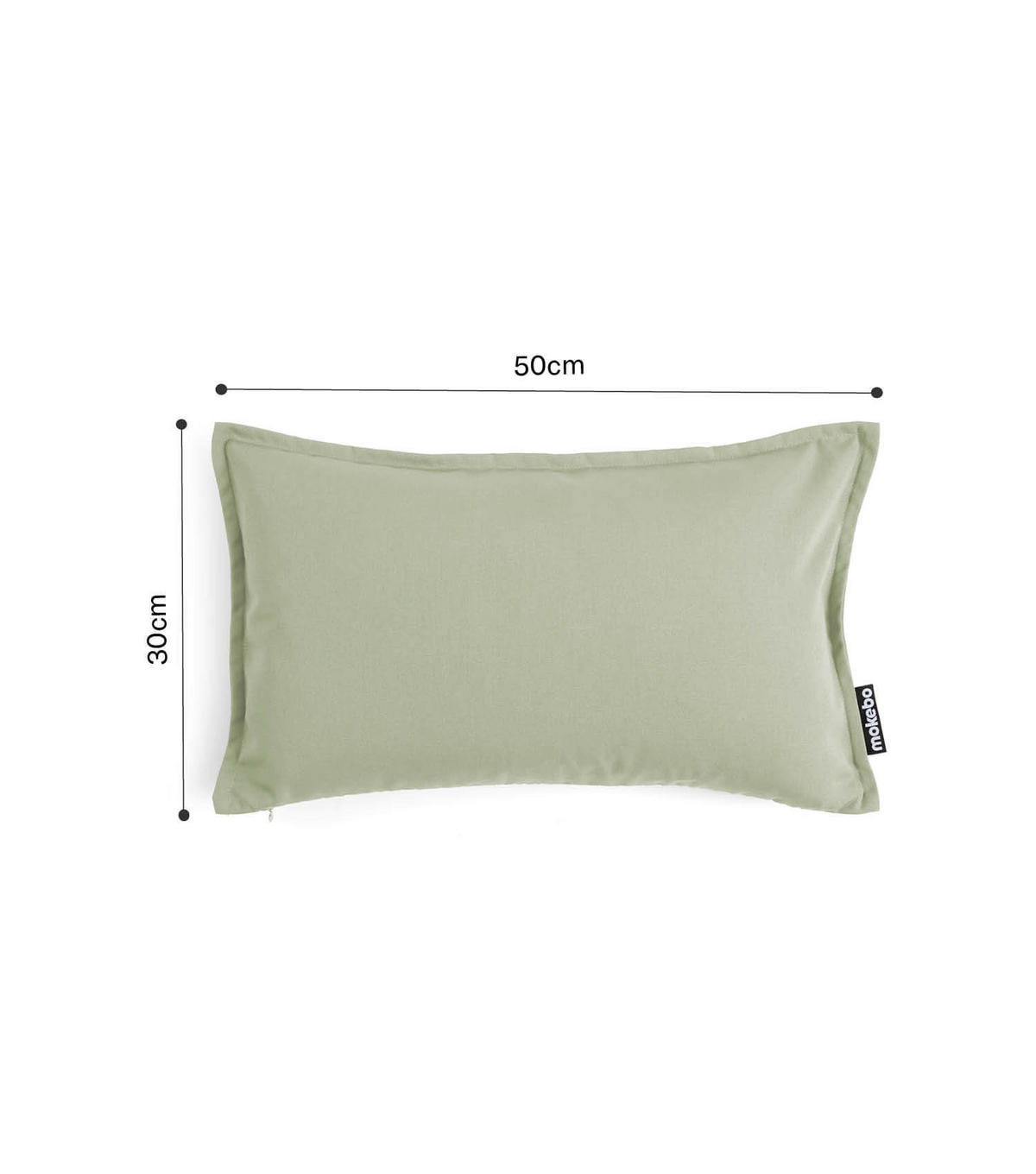 OUTDOORKISSEN SET Das Ruhepolster - Hellgrün, Textil (50/6cm) - Mokebo