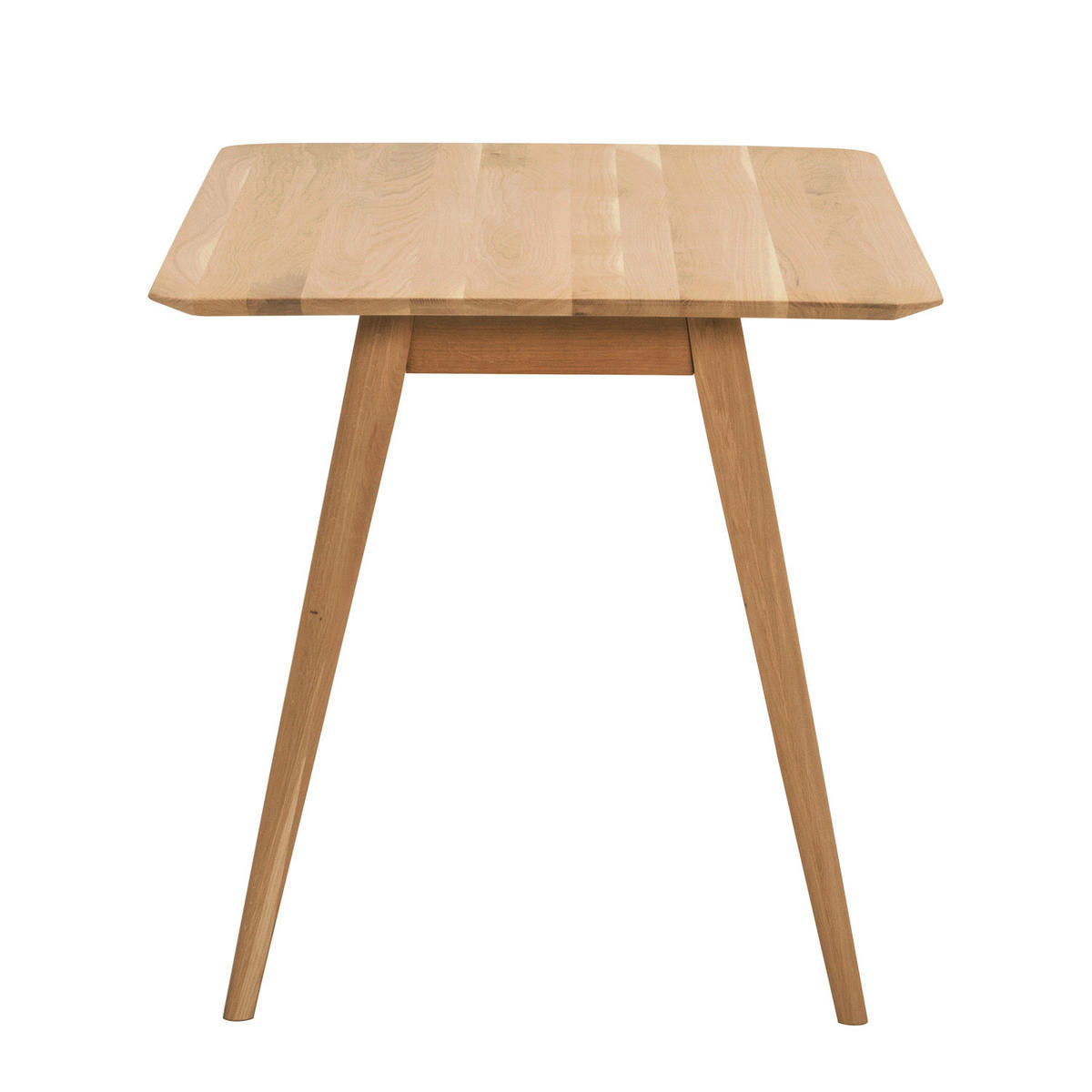 ESSTISCH - Massivholz - Eichefarben, Holz (80/140/75cm) - home24
