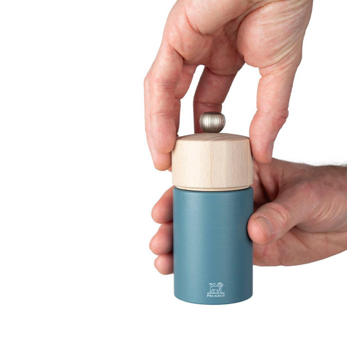 PFEFFERMÜHLE Boreal 12cm Buchenholz Rauchblau Stahlmahlwerk - Blau, Holz (52/12.1/52cm) - PEUGEOT