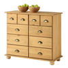 APOTHEKERKOMMODE COLMAR - Kieferfarben, Holz (92/80/39cm) - IDIMEX