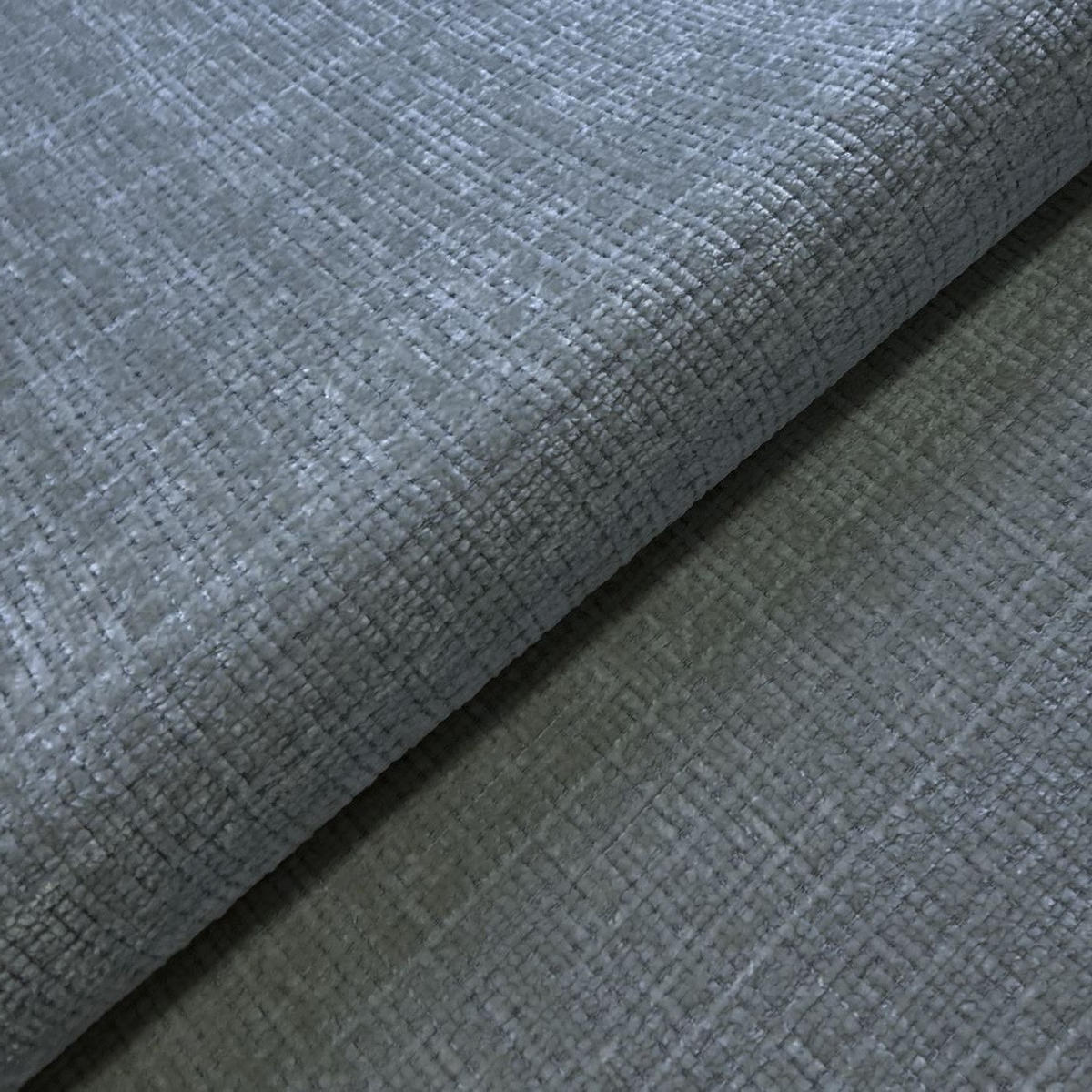 ECKSOFA Puffy mit Schlaffunktion und Bettkasten - besonders weich und puffig aus Grau Chenille-Stoff - Ottomane rechts - Schwarz/Grau, Holz/Kunststoff (266/138cm) - S-Style Möbel